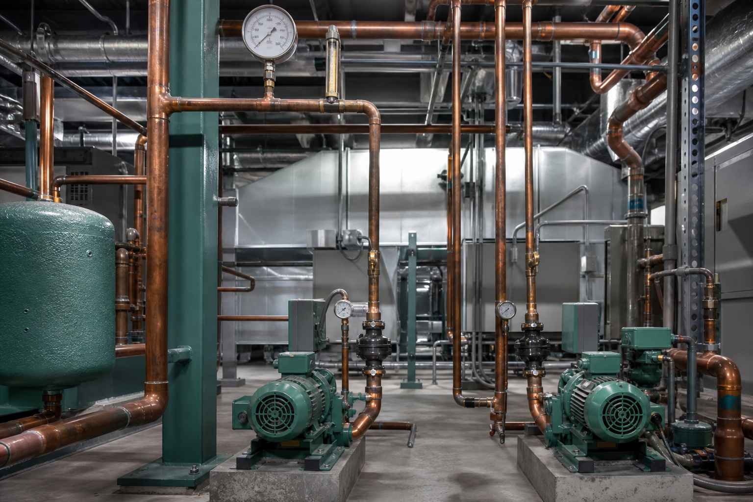 Mechanical and HVAC systems tied to building intelligence and condition